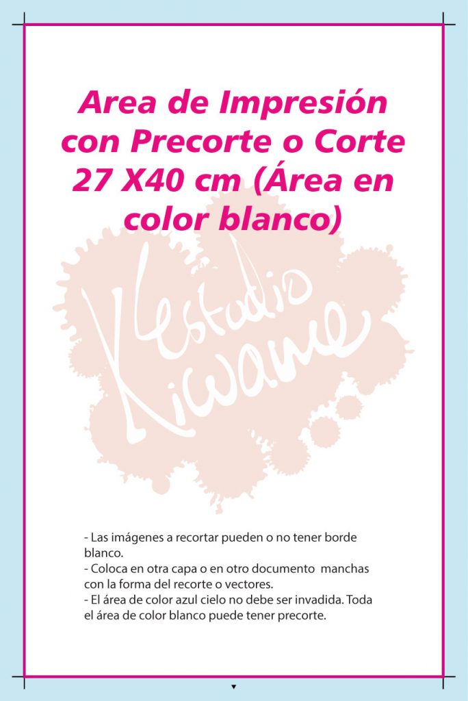 Plantilla base para Sticker Medio Corte o Corte completo