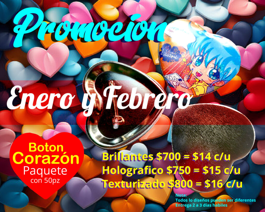 Promo enero febrero 2024 boton corazon
